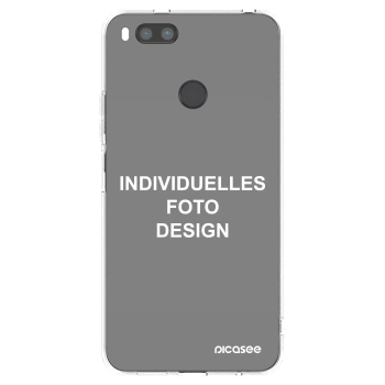 Picasee Xiaomi Redmi A1 Hülle - Transparentes Silikon - Individuelles Fotodesign