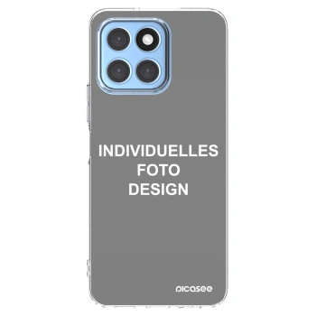 Picasee Honor X6 Hülle - Transparentes Silikon - Individuelles Fotodesign
