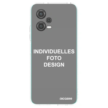 Picasee Xiaomi Poco X5 Hülle - Transparentes Silikon - Individuelles Fotodesign