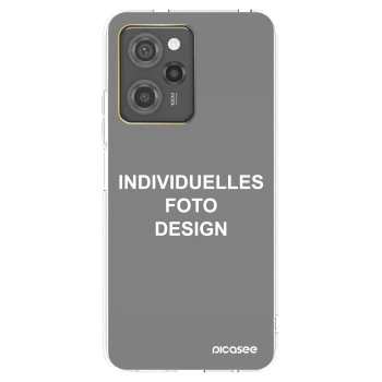 Picasee Xiaomi Poco X5 Pro Hülle - Transparentes Silikon - Individuelles Fotodesign