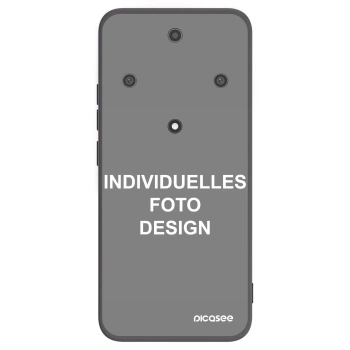 Picasee Honor Magic5 Lite 5G Hülle - Schwarzes Silikon - Individuelles Fotodesign