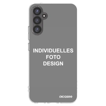 Picasee Samsung Galaxy A34 5G A346B Hülle - Transparentes Silikon - Individuelles Fotodesign