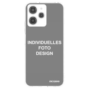 Picasee Xiaomi Redmi 12 4G Hülle - Transparentes Silikon - Individuelles Fotodesign