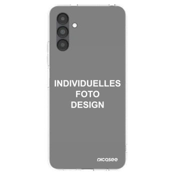 Picasee Samsung Galaxy A04s A047F Hülle - Transparentes Silikon - Individuelles Fotodesign