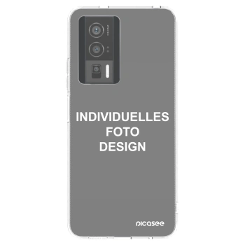 Picasee Xiaomi Poco F5 Pro 5G Hülle - Transparentes Silikon - Individuelles Fotodesign