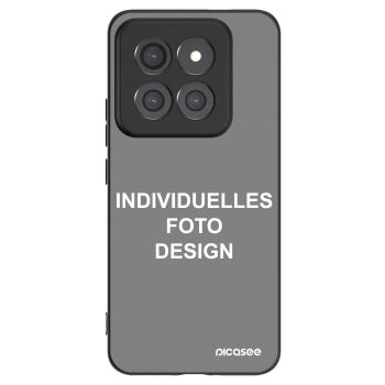 Picasee Xiaomi 14 Pro Hülle - Schwarzes Silikon - Individuelles Fotodesign