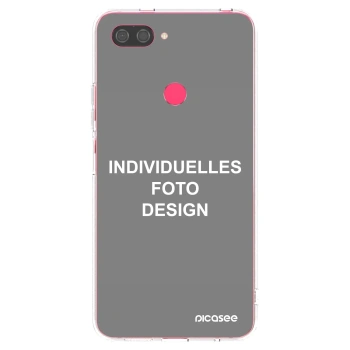 Picasee Xiaomi Mi 8 Lite Hülle - Transparentes Silikon - Individuelles Fotodesign