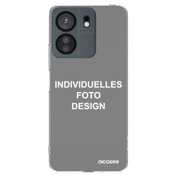 Picasee Xiaomi Redmi 13C 4G Hülle - Transparentes Silikon - Individuelles Fotodesign