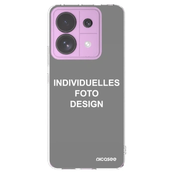 Picasee Xiaomi Redmi Note 13 Pro 5G Hülle - Transparentes Silikon - Individuelles Fotodesign
