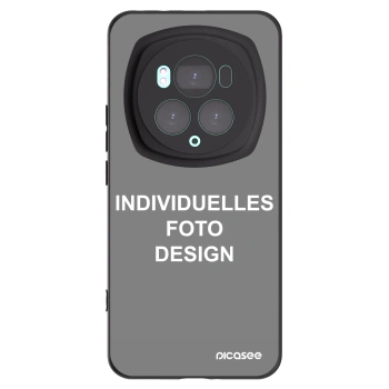 Picasee Honor Magic6 Pro Hülle - Schwarzes Silikon - Individuelles Fotodesign