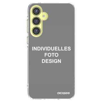 Picasee Samsung Galaxy A35 5G A356B Hülle - Transparentes Silikon - Individuelles Fotodesign