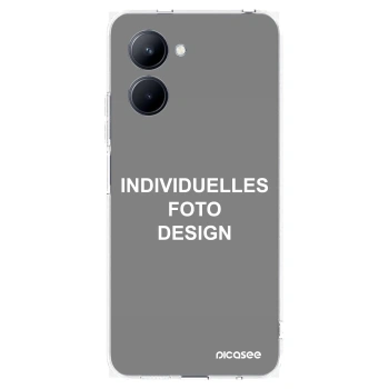 Picasee Realme C33 (2023) Hülle - Transparentes Silikon - Individuelles Fotodesign