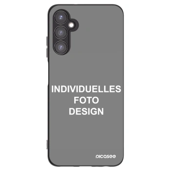 Picasee Samsung Galaxy A05s A057G Hülle - Schwarzes Silikon - Individuelles Fotodesign