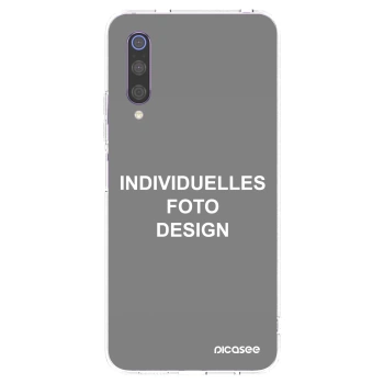 Picasee Xiaomi Mi 9 Hülle - Transparentes Silikon - Individuelles Fotodesign