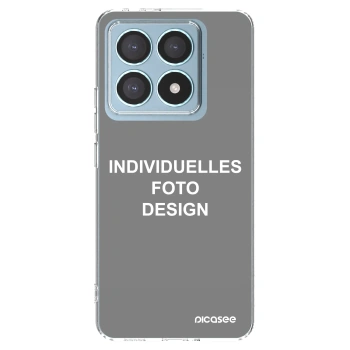 Picasee Xiaomi 14T Pro Hülle - Transparentes Silikon - Individuelles Fotodesign