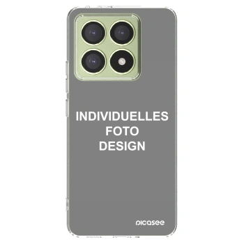 Picasee Xiaomi 14T Hülle - Transparentes Silikon - Individuelles Fotodesign