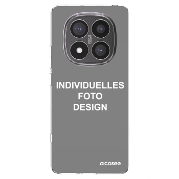 Picasee Xiaomi Redmi Note 14 Pro+ 5G Hülle - Transparentes Silikon - Individuelles Fotodesign