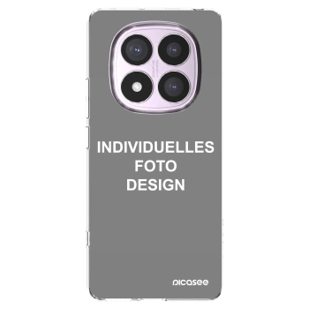 Picasee Xiaomi Redmi Note 14 Pro 5G Hülle - Transparentes Silikon - Individuelles Fotodesign
