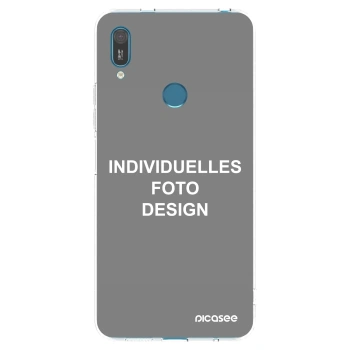 Picasee Huawei Y7 2019 Hülle - Transparentes Silikon - Individuelles Fotodesign