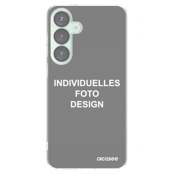 Picasee Samsung Galaxy S25+ 5G Hülle - Transparentes Silikon - Individuelles Fotodesign