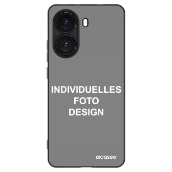 Picasee Xiaomi Poco X7 Pro 5G Hülle - Schwarzes Silikon - Individuelles Fotodesign