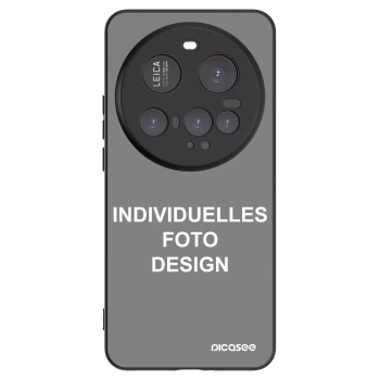 Picasee Xiaomi 15 Ultra Hülle - Schwarzes Silikon - Individuelles Fotodesign