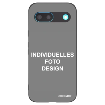 Picasee Google Pixel 8 Hülle - Schwarzes Silikon - Individuelles Fotodesign