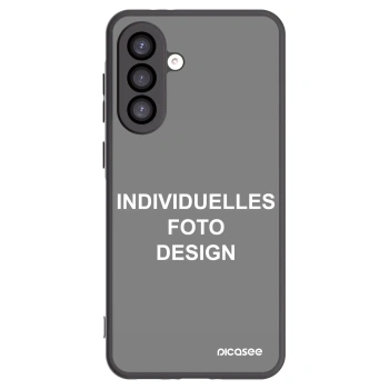 Picasee Samsung Galaxy A26 5G A266B Hülle - Schwarzes Silikon - Individuelles Fotodesign