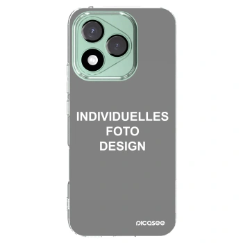 Picasee Honor 400 Lite 5G Hülle - Transparentes Silikon - Individuelles Fotodesign