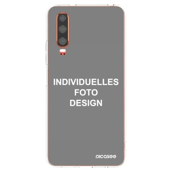 Picasee Huawei P30 Hülle - Transparentes Silikon - Individuelles Fotodesign