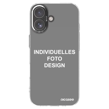 Picasee Apple iPhone 17 Hülle - Transparentes Silikon - Individuelles Fotodesign