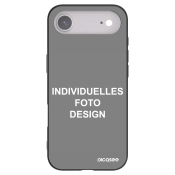 Picasee Apple iPhone Air Hülle - Schwarzes Silikon - Individuelles Fotodesign