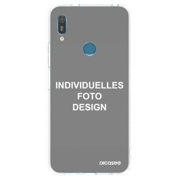 Picasee Huawei Y6 2019 Hülle - Transparentes Silikon - Individuelles Fotodesign