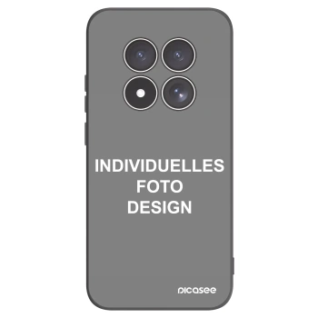 Picasee Xiaomi Redmi Note 15 Pro 4G Hülle - Schwarzes Silikon - Individuelles Fotodesign