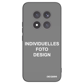Picasee Xiaomi Redmi Note 15 Pro+ Hülle - Schwarzes Silikon - Individuelles Fotodesign