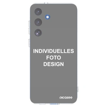 Picasee Samsung Galaxy S25 FE 5G Hülle - Transparentes Silikon - Individuelles Fotodesign