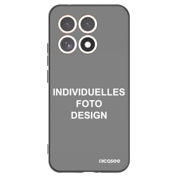 Picasee Xiaomi 15T Hülle - Schwarzes Silikon - Individuelles Fotodesign