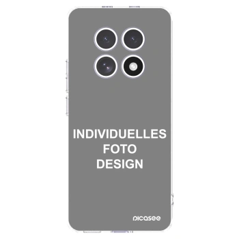 Picasee Xiaomi Redmi Note 15 Hülle - Transparentes Silikon - Individuelles Fotodesign