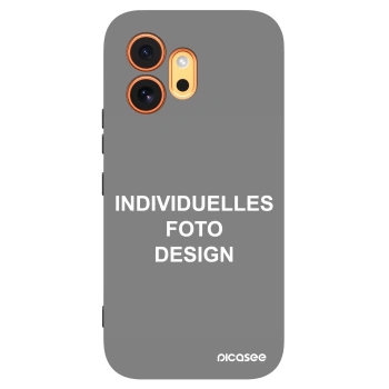 Picasee Honor 600 Hülle - Schwarzes Silikon - Individuelles Fotodesign