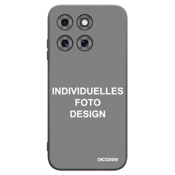 Picasee Motorola Moto G77 Hülle - Schwarzes Silikon - Individuelles Fotodesign