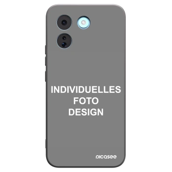 Picasee Xiaomi Redmi Note 17 Pro MAX 5G Hülle - Schwarzes Silikon - Individuelles Fotodesign