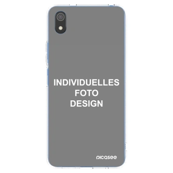 Picasee Xiaomi Redmi 7A Hülle - Transparentes Silikon - Individuelles Fotodesign