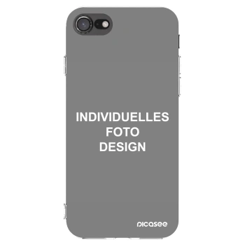 Picasee Apple iPhone 8 Hülle - Transparentes Silikon - Individuelles Fotodesign