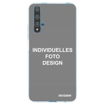 Picasee Huawei Nova 5T Hülle - Transparentes Silikon - Individuelles Fotodesign