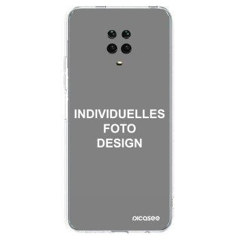 Picasee Xiaomi Redmi Note 9S Hülle - Transparentes Silikon - Individuelles Fotodesign