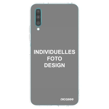 Picasee Samsung Galaxy A30s A307F Hülle - Transparentes Silikon - Individuelles Fotodesign