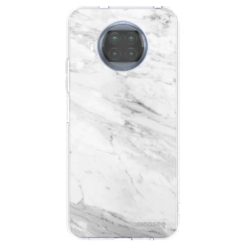 Picasee Xiaomi Mi 10T Lite Hülle - Transparentes Silikon - White marble