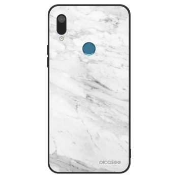 Hülle für Huawei Y7 2019 - White marble