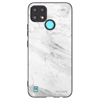 Hülle für Realme C21 - White marble