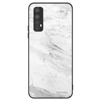Hülle für Realme 7 - White marble